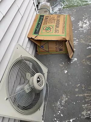 Vintage 20” (Berns Air King) 2-Speed Reversible Electric Window Fan Barely Used. • $159.97