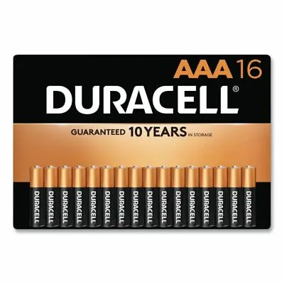 Duracell CopperTop Alkaline AAA Batteries 16 Pack Best By MAR 2034 USA • $12.99