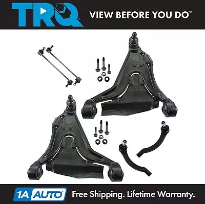 TRQ Front Control Arm Tie Rod Sway Bar Suspension Kit Set Of 6 For 850 S70 V70 • $119.95