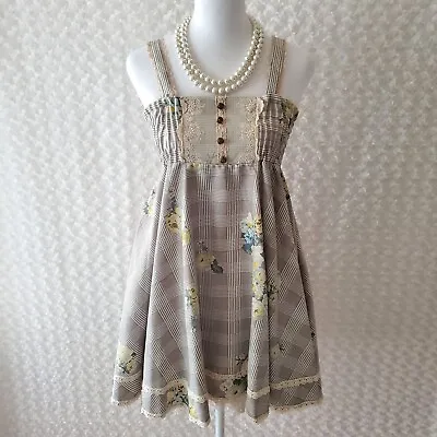 Japanese Brand Fairy Fairycore Cottagecore Mori Girl Otome Kei Lolita Dress  • $65