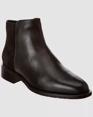 $495 Aquatalia Women's Black Nara Waterproof Booties Shoes Size US 6.5/ EU 36.5 • $158.78