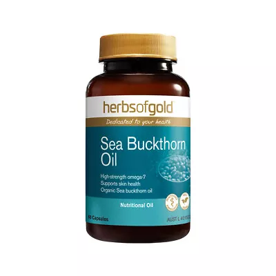 Herbs Of Gold Sea Buckthorn Oil 60 Capsules  • $38.39
