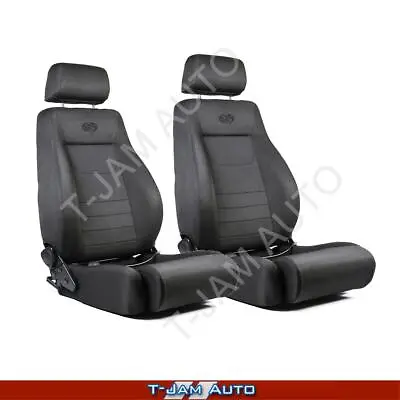 SAAS 4x4 2 (Pair) X Seats Black Cloth ADR Compliant • $790