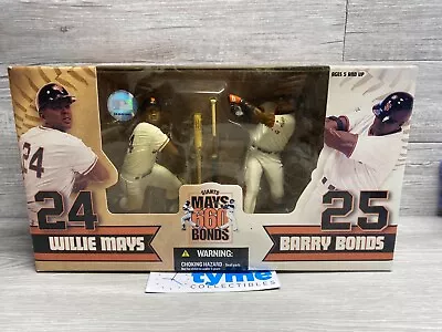 New McFarlane MLB Giants Of The Homerun Willie Mays  660  Barry Bonds 2-Pack • $54