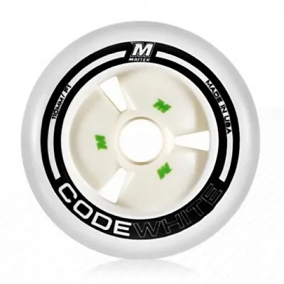 Matter Code White Outdoor Inline Skate Wheels 110mm F2 Hardness • $184