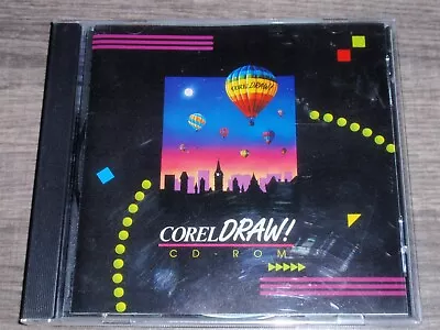 CorelDraw 3.0 PC CD-ROM 1991 Corel Systems Corp DRAW Vector Software Windows 3.1 • $12