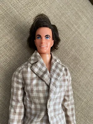 Vtg 1968 Mod Hair Ken Barbie Doll Plaid Jacket Tan Pants (READ Description) • $25