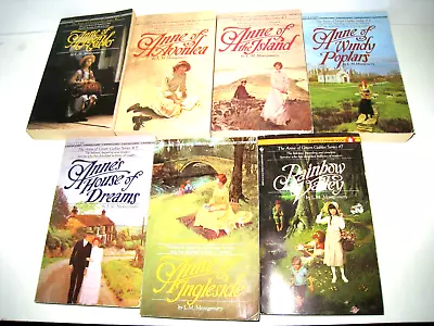 8 Anne Of Green Gables Series Paperback Lot Vintage 1980 By Montgomery • $30