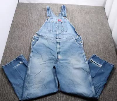 Vintage Dickies Overalls Men's 40x32 Thrashed Workwear Grunge • $34.77