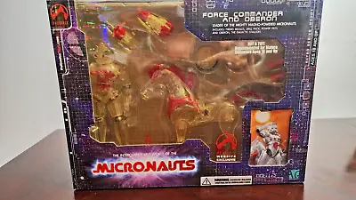 Micronauts CLEAR Force Commander & Oberon VARIANT - 2002 Palisades MIB - New Toy • $279