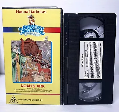 Hanna Barbera The Great Adventure Noahs Ark Bible Stories VHS Hanna-Barbera's • $9.99