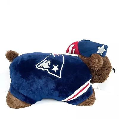 New England Patriots My Pillow Pets 2009 Plush Teddy Bear NFL Football 18  W/Tag • $16