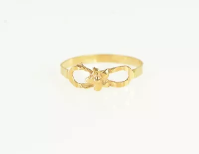 14K Black Hills Flower Blossom Vintage Ring Yellow Gold *61 • $59.95