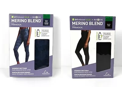 Paradox Womens Merino Blend Drirelease Performance Base Layer Bottom/Pants • $15.95