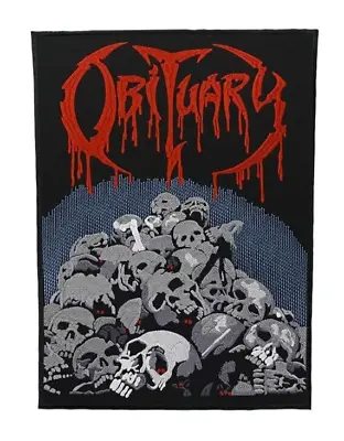 Obituary Skulls Back Patch | Executioner Blood American Death Metal Band Logo • $19.99