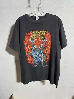 Vintage 1992 Malevolent Creation The Ten Commandments T Shirt XL Death Metal 90s • $350