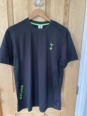£19.99 • Buy Official Tottenham Hotspur Training Top Size  L Black Green T Shirt Football