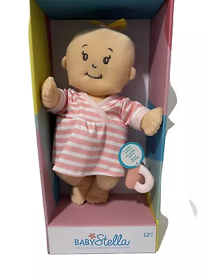 The Manhattan Toy Company Baby Stella Plush Doll Pacificer Blond Hair New 15  • $26.39