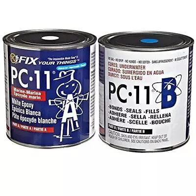 PC Products - 128114 PC-11 Two-Part Marine Epoxy Adhesive Paste Off White 8 Lb • $112.90