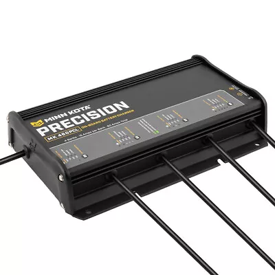 Minn Kota On-Board Precision Charger MK-460 PCL 4 Bank X 15 AMP LI Optimized Cha • $448.15