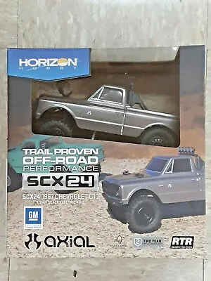 Axial SCX24 1967 Chevrolet C10 1/24 4WD RTR Scale Mini Crawler Silver AXI00001T2 • $119.99