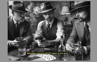 Prohibition Bootlegger PHOTO Gangsters Whiskey Art Print Speakeasy Decor 5x7. • $5.88