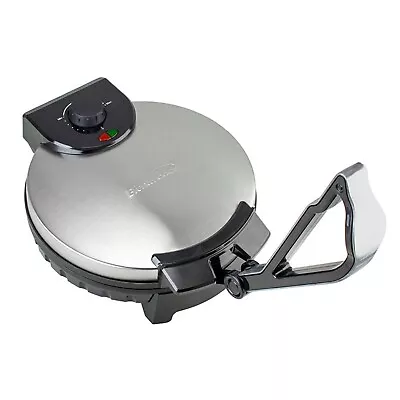 $65.88 • Buy Brentwood 12 Inch Stainless Steel Nonstick Electric Tortilla Maker In Silver NEW