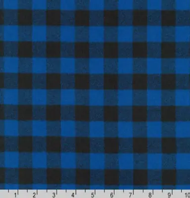 RK ~ Mammoth Woven  Flannel 100% Cotton ~ SRKF-16944-4 BLUE ~ 1/2 Yard • $5.75