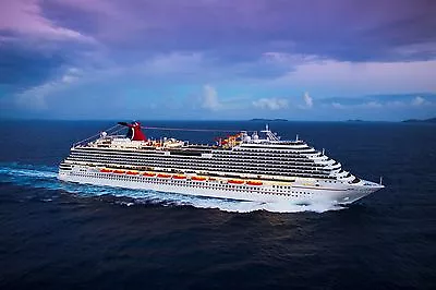 Carnival Breeze Cruise Ship Poster | 24 X 36 Inch | Vacation | Sea | Ocean • $23.99