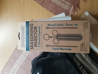 Bayou Classic Stainless Steel Seasoning Injector Liquid/Minced Marinade Needles • $6