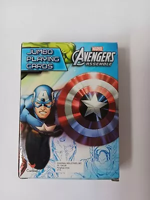 Cardinal Games Marvel Avengers Assemble Jumbo/Large Deck Playing Cards Very Good • $12