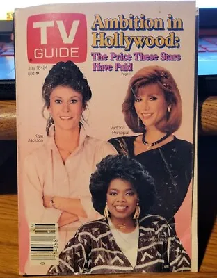 TV GUIDE # 1790 - 7/18/87 - 7/24/87 - Kate Jackson / Victoria Principal / Oprah  • $10