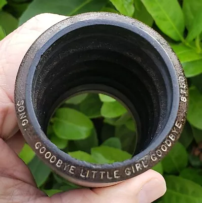 Antique Thomas Edison Cylinder Phonograph Record GOODBYE LITTLE GIRL GOODBYE • $1