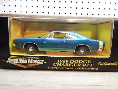 American Muscle 1/18 Scale Diecast Ertl 1969 Dodge Charger RT  Limited Edition • $30