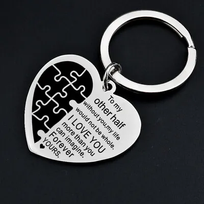 Perfect Valentines Day Gift For Him Her Anniversary Present Keyrings Keepsake UK • £3.99