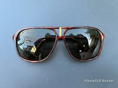 1980's Vintage MADE IN TAIWAN Aviator 581 Sunglasses - Brown Tortoise Frame • $49