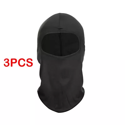 3pcs Motorcycle Balaclava Full Face Mask Headscarf Racing Neck Cover Protector • $11.35