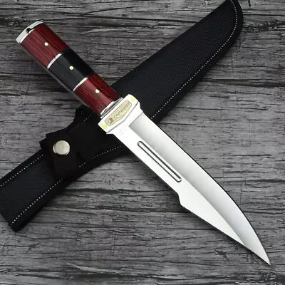 COLUMBIA Fixed Blade Knife Large Bowie Camping Hunting Survival Pocket Knife. • $58.99