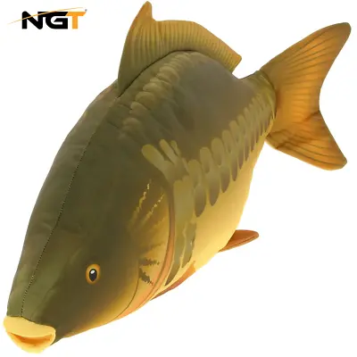 NGT 70cm Mirror Carp Pillow Large Plush Soft Fish Soft Toy 70cm Fishing Gift • £13.95