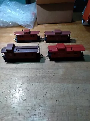 Ho Train Lot 08bo08. 4 Bachmann Tyco Crown Caboose Freight Cars • $23