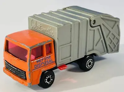 Matchbox Superfast New Version No. 36 Refuse Disposal Truck Orange Diecast • $4.99