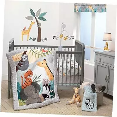 Mighty Jungle 3Piece Crib Bedding Set Multicolor (283003V)  • $77.83