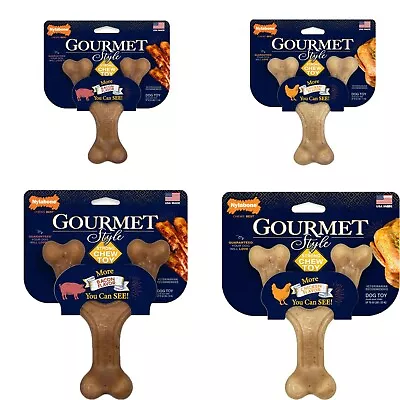 Nylabone Gourmet Style Strong Chew Wishbone Dog Toy • $16.95