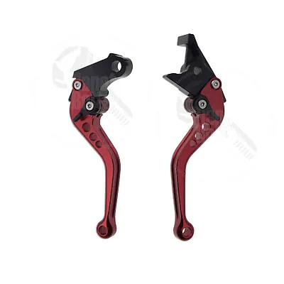 Red CNC Shorty Brake Clutch Levers For Honda CBR 600 87-06 F4 F4i Control Hand • $34.99