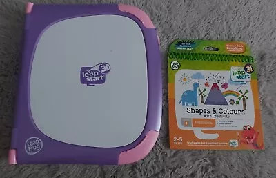 Leapfrog Leapstart Interactive Learning System Pink Purple 3D With Book Working • £18.99
