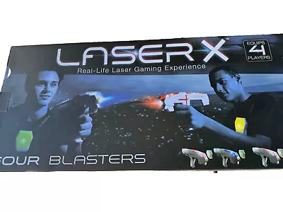 Laser X 4 Blasters For 4 Players Real-Life Laser Gaming  New Version • $54.95