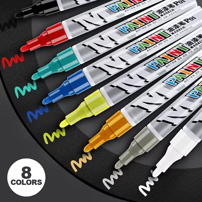 Car Styling Scratch Repair Pen Auto Touch Up Paint Pen Fill Remover Tyre Paint • $4.86