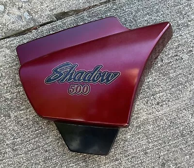 HONDA VT500C Shadow VT 500 Red Right Side Cover - USED • $33