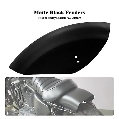 Matte Black Flat Rear Fender Mudguard Fit For Harley Sportster XL Iron 1986-2023 • $37.99