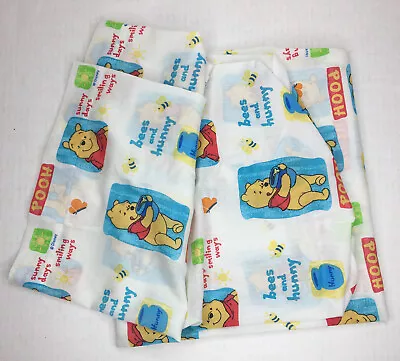 Vintage Dundee Winnie The Pooh Bedding Fitted Sheet Toddler 90s • $12.99